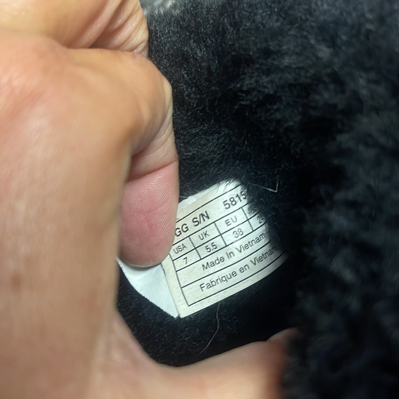 Ugg Tall Black Boots Size 7 - Picture 7 of 7